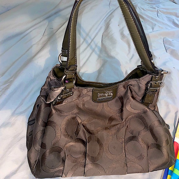Coach Bags Authentic Grey Coach Purse Poshmark